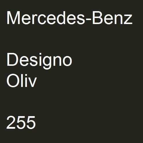 Mercedes-Benz, Designo Oliv, 255.